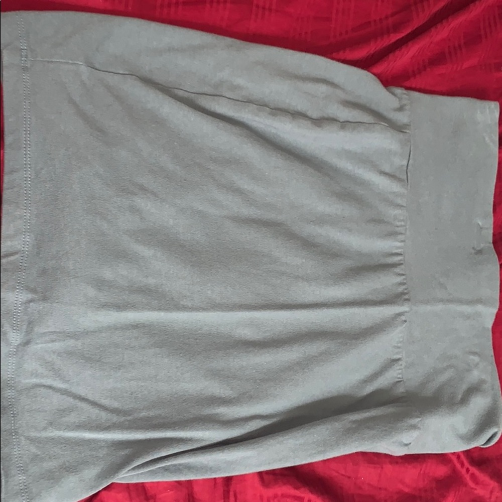 light blue mini skirt